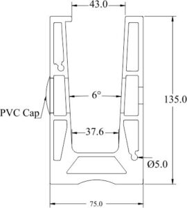3 kN Dry Glaze Channel(Fascia Mount)_