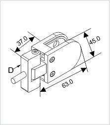 Big-D-63x45mm-for-Curve-Railing-for-Square-Tube-line-diagram