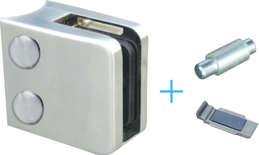 Big Square (55 x 55 mm) with Bottom Plate for Glass 6 to 12.76 mm