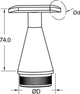 Conical Fixed Tube Support_