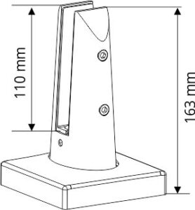 Oval shaped Friction Spigot (3 kN)_