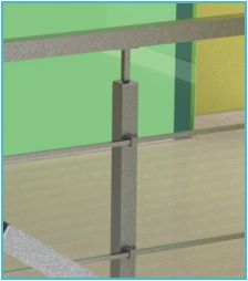 SQUARE-FIXED-STRAIGHT-ROD