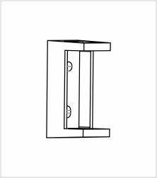 Square-Fascia-Mount-Bracket-Line-diagram (1)