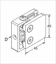 Square45x45mm-for-Curve-Railing-line-diagram