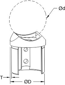 Tube Rest for U Tube Post_